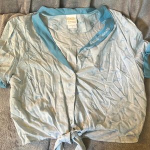 SAILOR MOON SAILOR MERCURY GIRLS CROP SHIRT